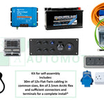 Campervan Electrics Starter Pack for Small Van Gas Cooking On-Grid Components only