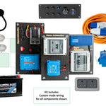 Campervan Electrics Starter Pack for Small Van Gas Cooking On-Grid Power-Boards