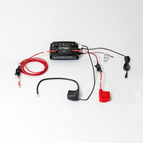 CTEK D250SE DC-DC charger for Transit Custom vehicles.