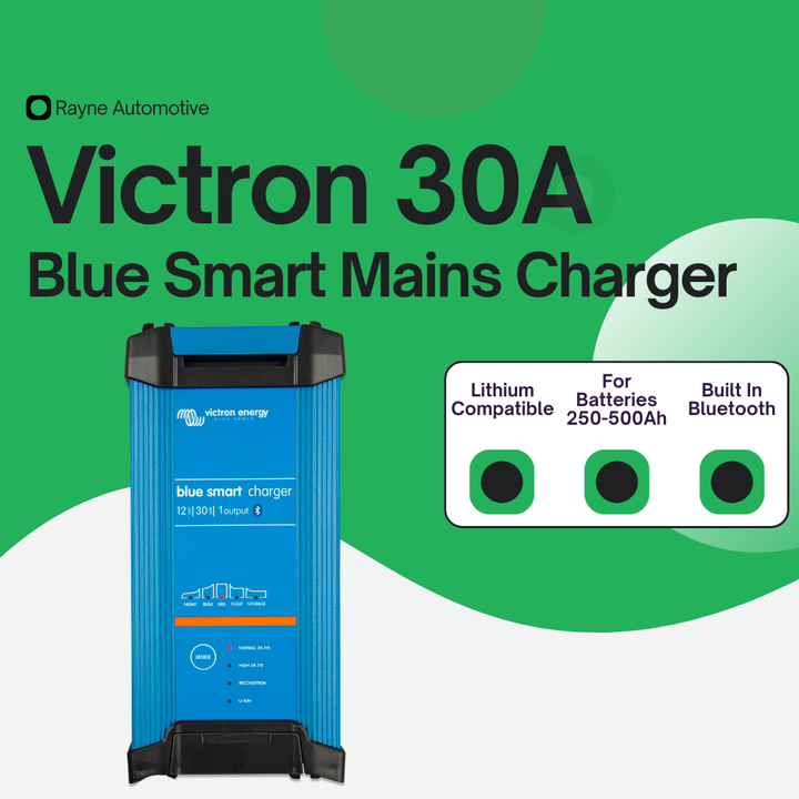 30A Victron Energy Blue Smart Battery Charger IP22 with Bluetooth