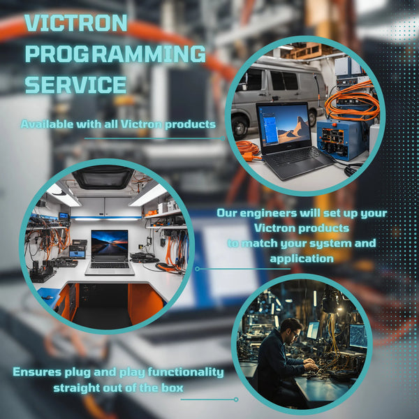 Professional victron inverter charger pre programming service rayne