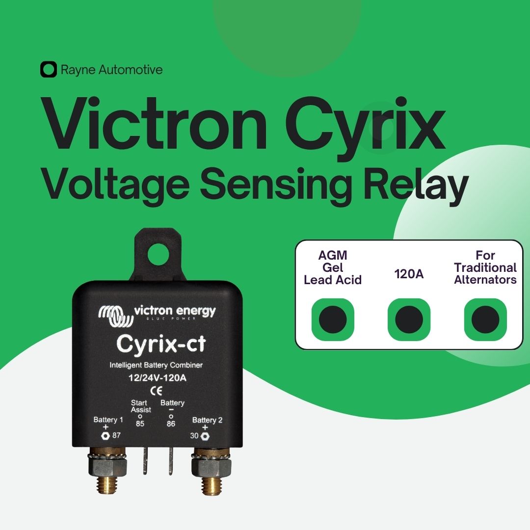 Voltage Sensing Relay (VSR) — 12V Split Charge Relay